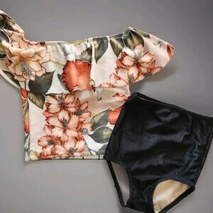 KORTNI Jeane High waist‎ Swim Set Floral Infant 18months